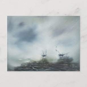 Dicovery a clearing in the sea mist Captain Postcard