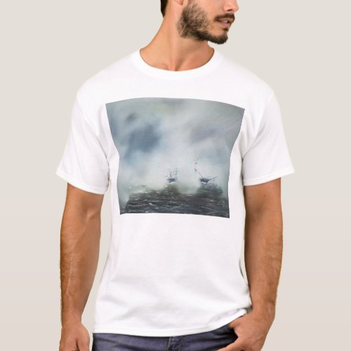 Dicovery a clearing in the sea mist Captain T_Shirt