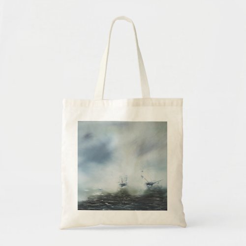 Dicovery a clearing in the sea mist Captain Tote Bag