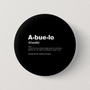 Dictionary Definition Fathers Day Gift Grandpa Abu Button