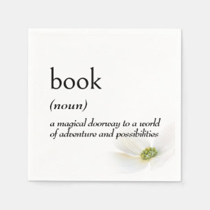 Dictionary Definition For BOOK Napkins