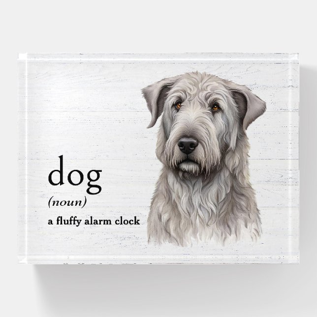 Dictionary Definition for DOG Paperweight (Front)