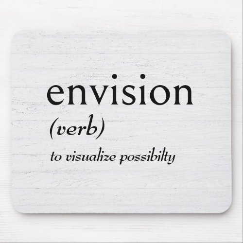 Dictionary Definition For ENVISION Mouse Pad