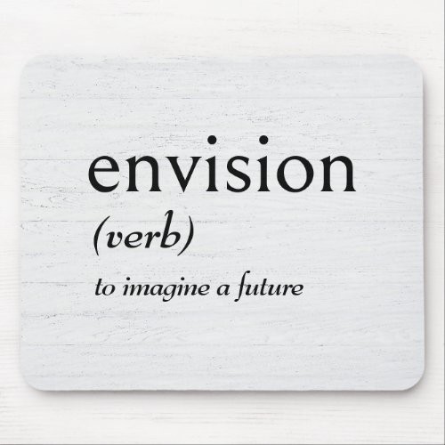 Dictionary Definition For ENVISION Mouse Pad