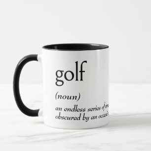 Dictionary Definition For GOLF Mug