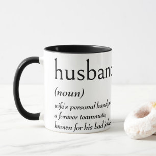 Dictionary Definition for HUSBAND Mug