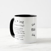 Dictionary Definition Office Meeting Humor Coffee Mug (Front Left)