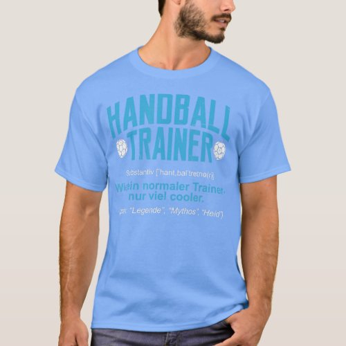 Dictionary Mens Handball Trainer Handball Trainer  T_Shirt