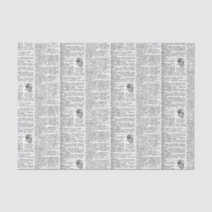 Dictionary Page Tissue Paper