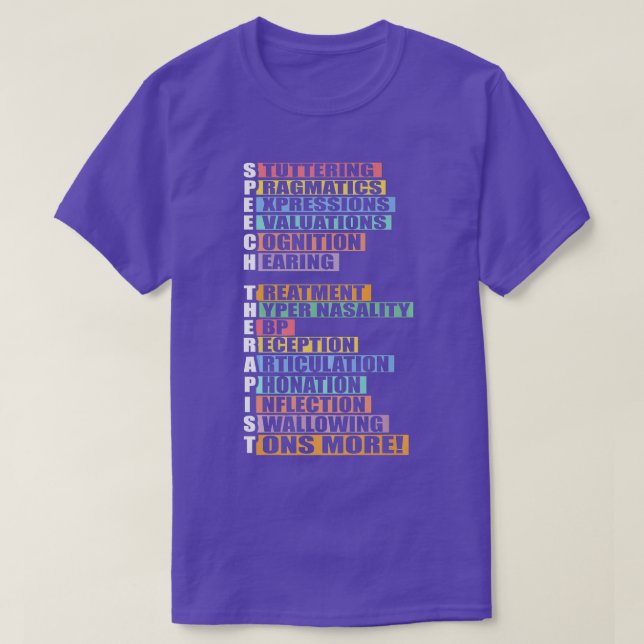 Dictionary  Speech Therapist   T-Shirt (Design Front)