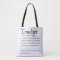 Dictionary teacher tote bag. Reasons you love