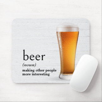 Dictionary's Definition Of BEER Mouse Pad