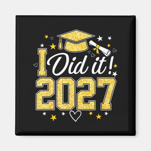 Did graduation 2027 graduate class of 2027 magnet (Front)