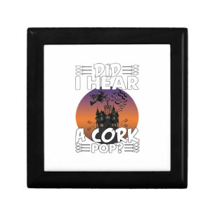 Did Hear Cork Pop Halloween Haunted House Corkscre Gift Box