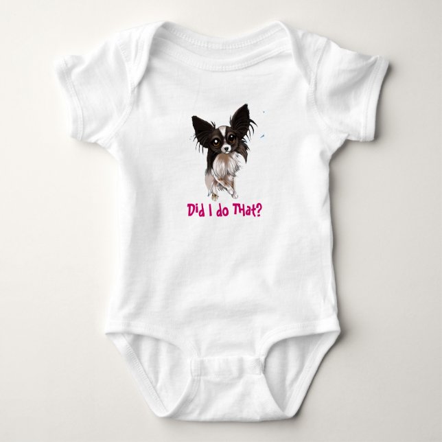 Did I do That infant onsie Baby Bodysuit (Front)