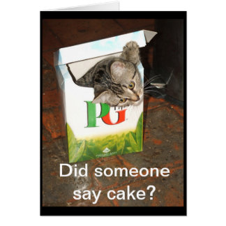 Did someone say cake? cards
