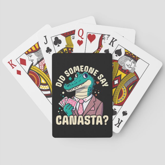 Did Someone Say Canasta Poker Cards (Back)