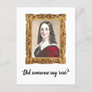 "Did Someone Say Rosé?" Funny Wine Mom Postcard