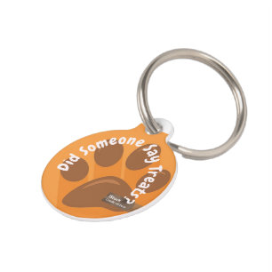 “Did Someone Say Treats?” – Personalized Dog & Cat Pet ID Tag