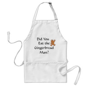 Did You Eat the Gingerbread Man Apron