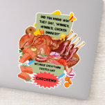 Did you know -Winner, Winner, Chicken Dinner! Sticker