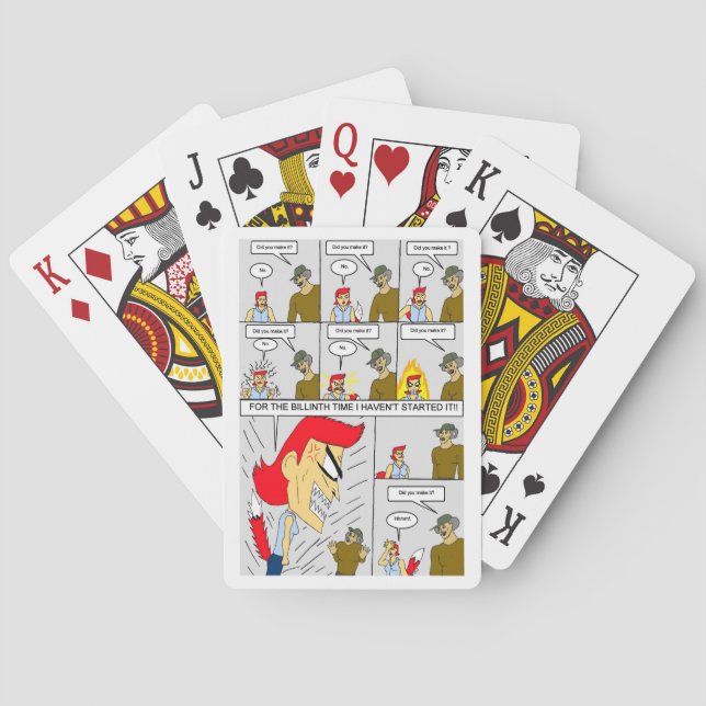 Did you make it?  poker cards (Back)