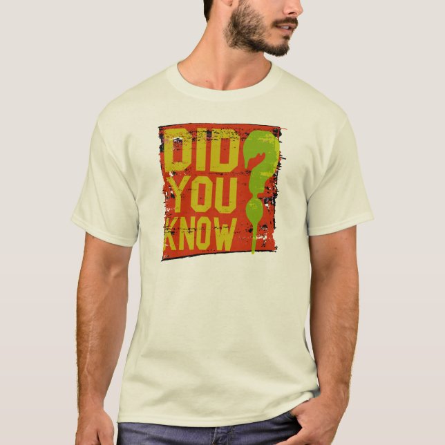 Did You Now? Did you know T-Shirt (Front)