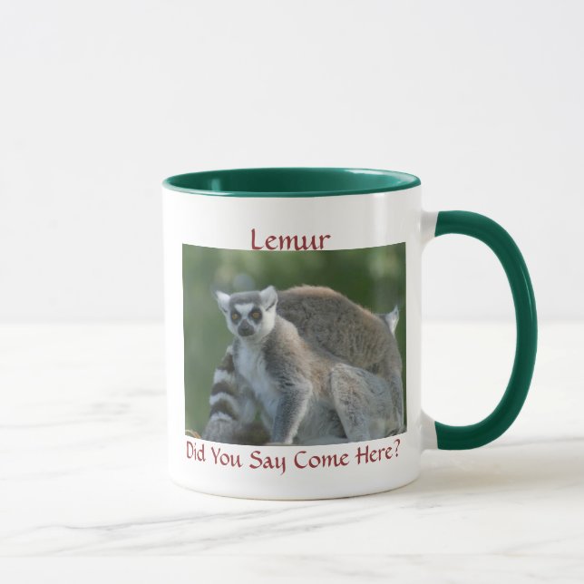 Did You Say Come Here? 15oz Ringer Mug (Right)
