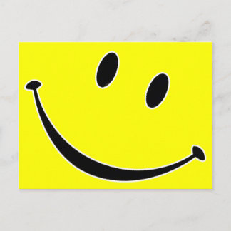 did you smile today? :) postcard