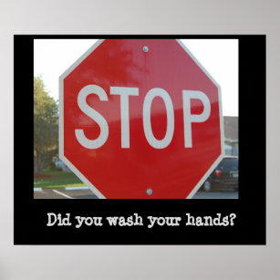 DId you wash your hands? Poster