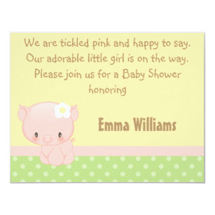 pig baby shower decorations