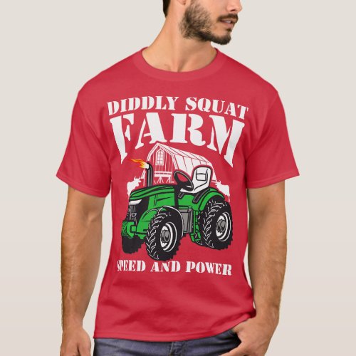 Diddly Squat Farm Speed And Power Farms Tractors F T_Shirt