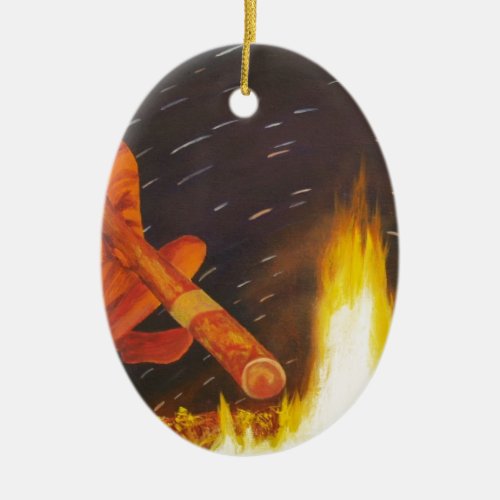 Didgeridoo Dreaming Ceramic Ornament