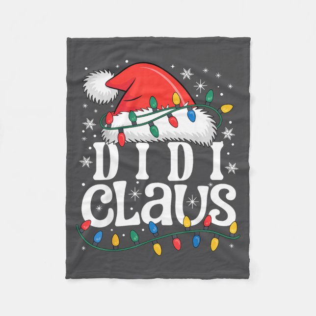 Didi Claus Funny Xmas Christmas Grandma Holiday St Fleece Blanket (Front)