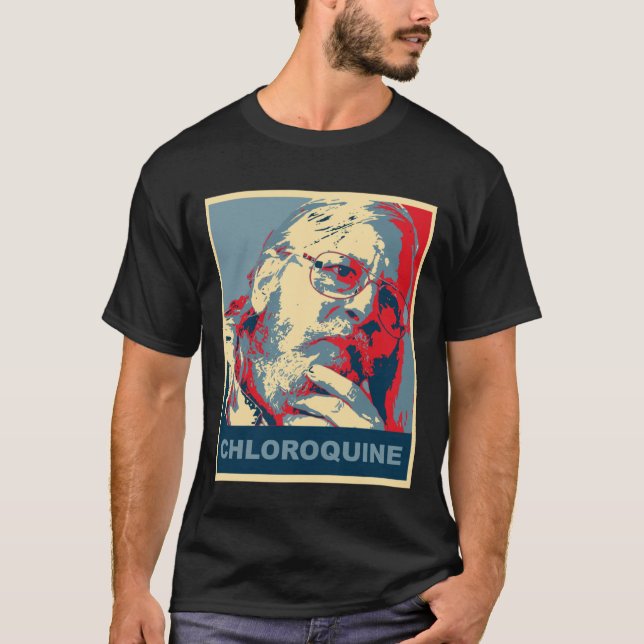 Didier Raoult Hope Design Chloroquine425 T-Shirt (Front)