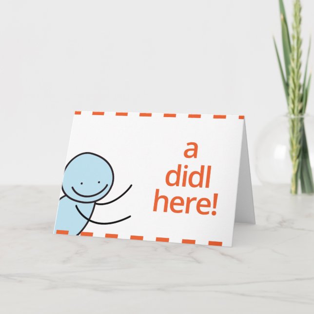 Didlr Greetings Card (Front)