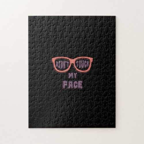 didnt touch my face jigsaw puzzle