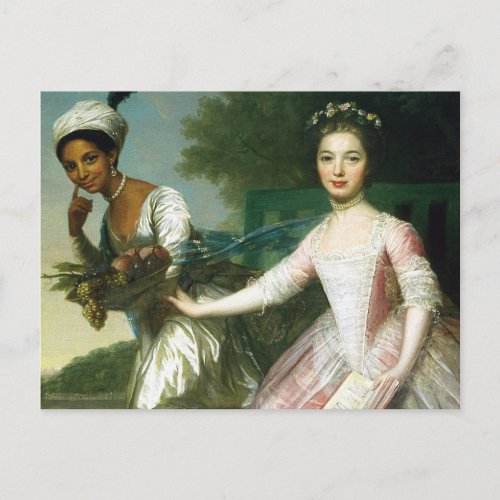 Dido Elizabeth Belle and Lady Murray Postcard