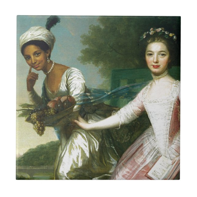 Dido Elizabeth Belle and Lady Murray Tile (Front)