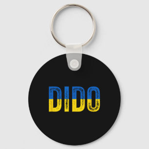 Dido Ukrainian Grandfather Grandpa Ukraine Flag Di Keychain