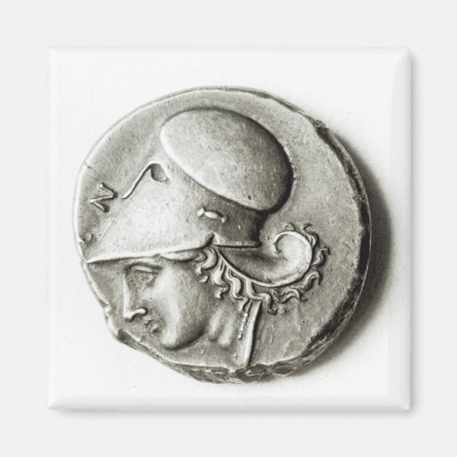 Didrachma of Heracles: obverse depicting Athena Magnet (Front)