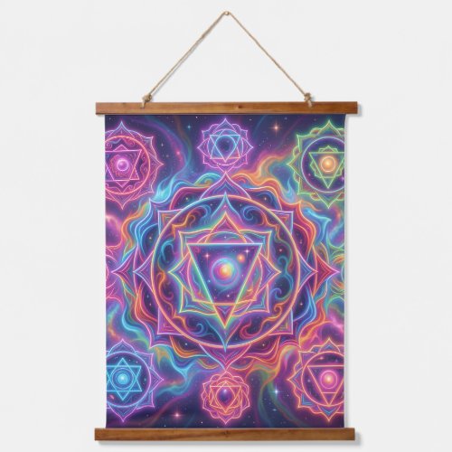 Die 7 Chakren´10 Hanging Tapestry