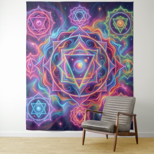 Die 7 Chakren´10 Tapestry