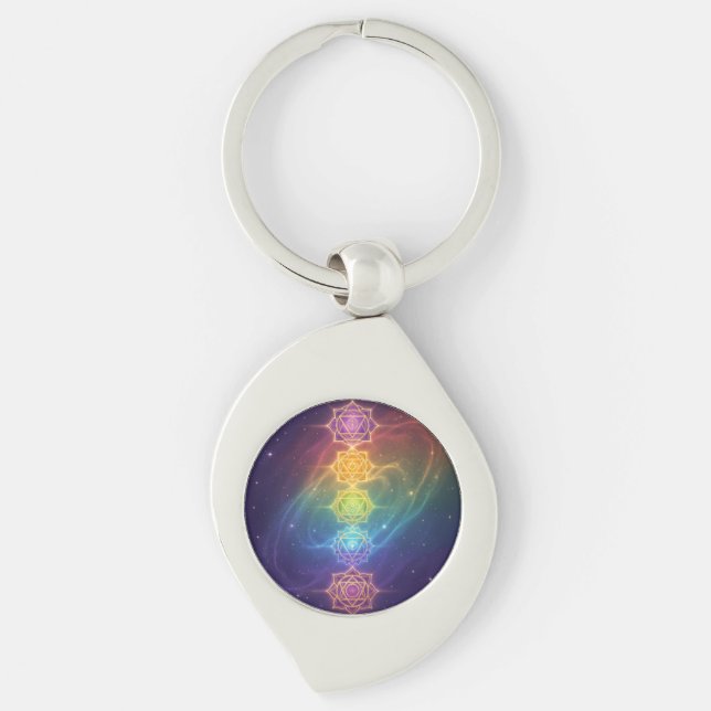 Die 7 Chakren´11 Keychain (Front)