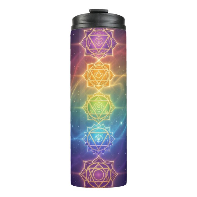 Die 7 Chakren´11 Thermal Tumbler (Front)