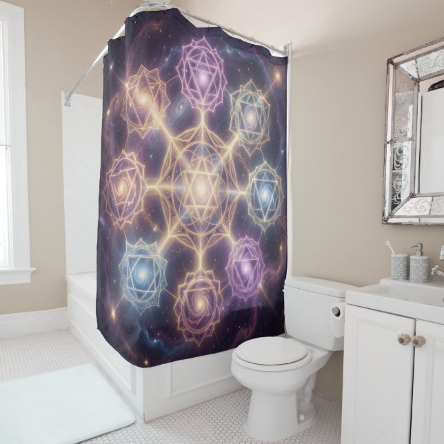 Die 7 Chakren´7 Shower Curtain (In Situ)