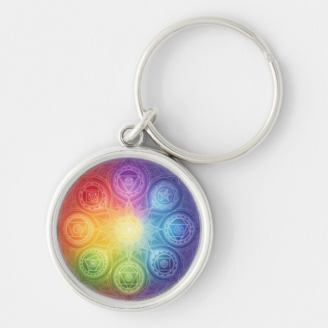 Die 7 Chakren´9 Keychain (Front)