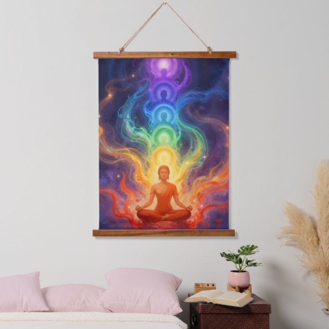 Die 7 Chakren Hanging Tapestry (Bedroom)