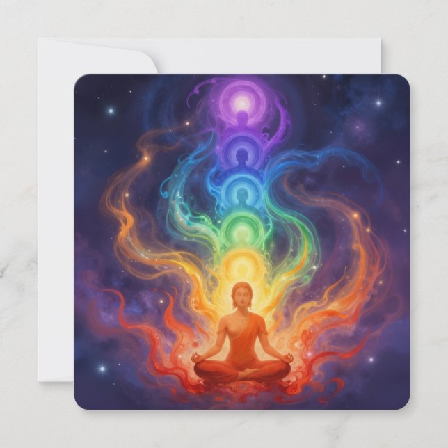 Die 7 Chakren Holiday Card (Front)