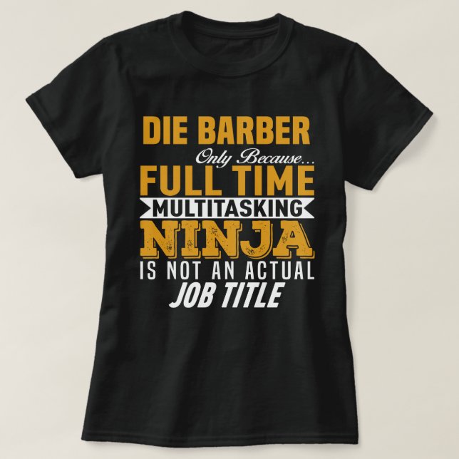 Die Barber T-Shirt (Design Front)